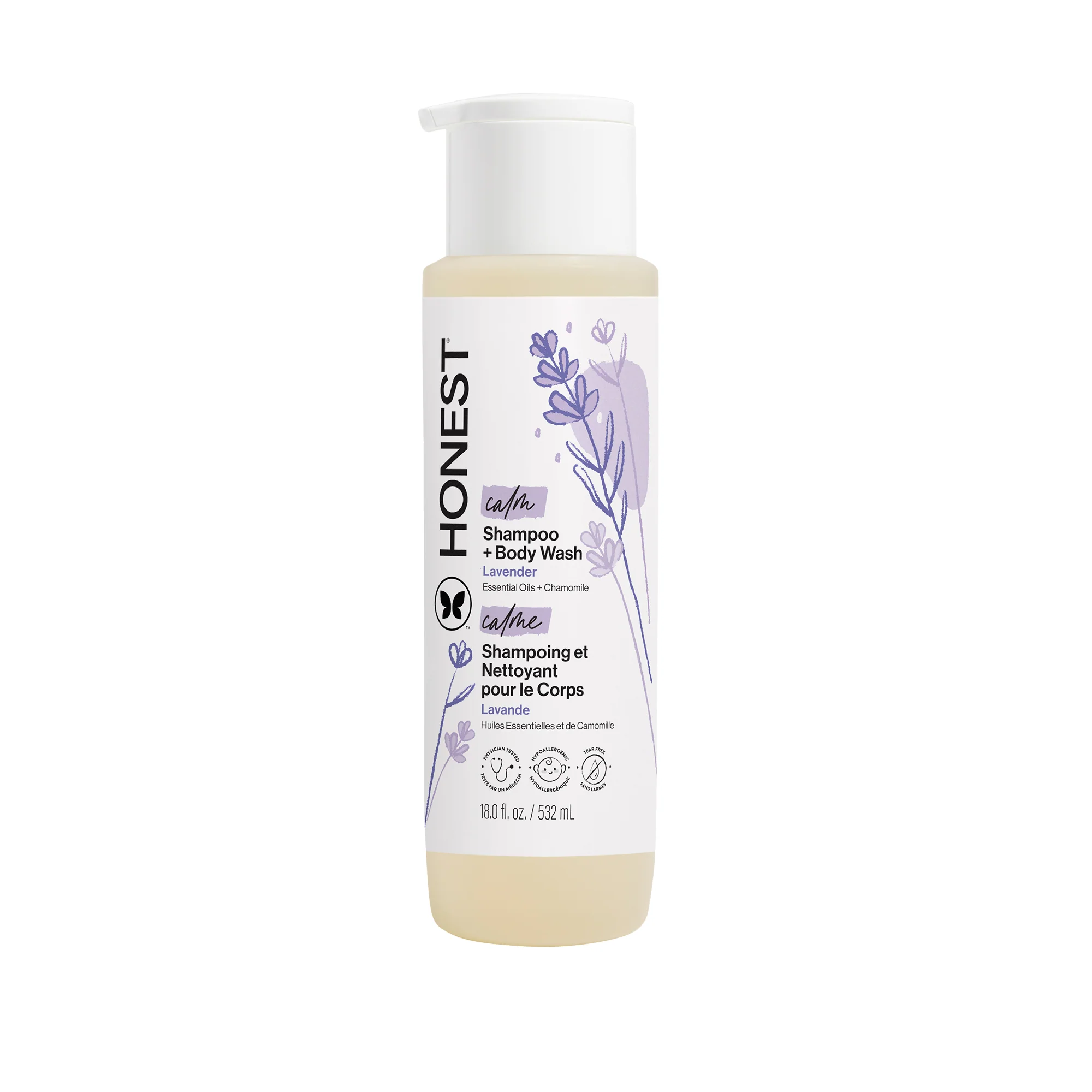 Shampoo + Body Wash, Value Size, Calm