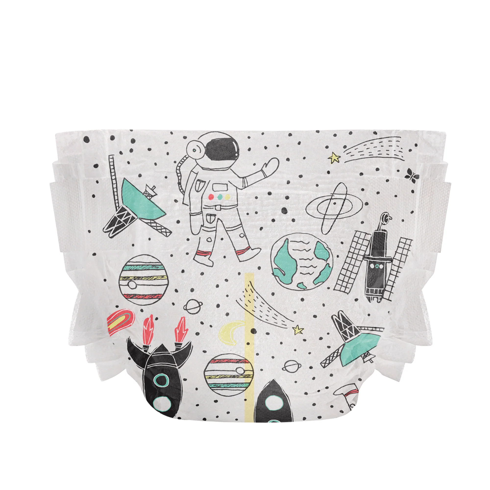 Honest Clean Conscious Diaper®, Space Traveling, Size 4
