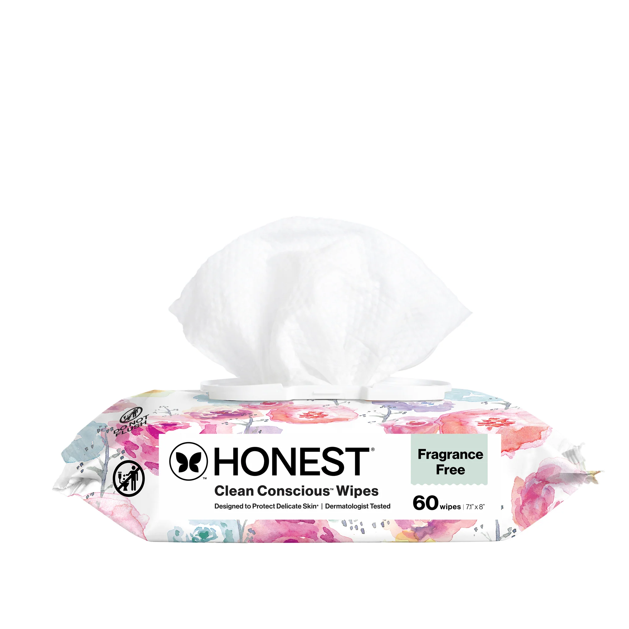 Clean Conscious™ Wipes, Rose Blossom